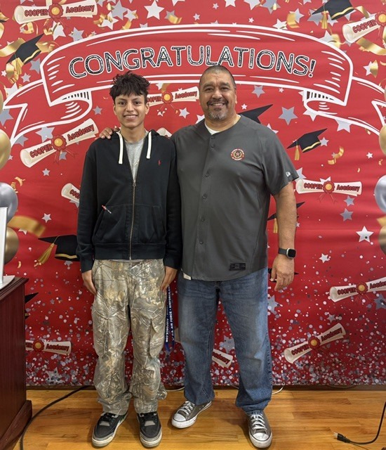 Josh and Mr. Becerra