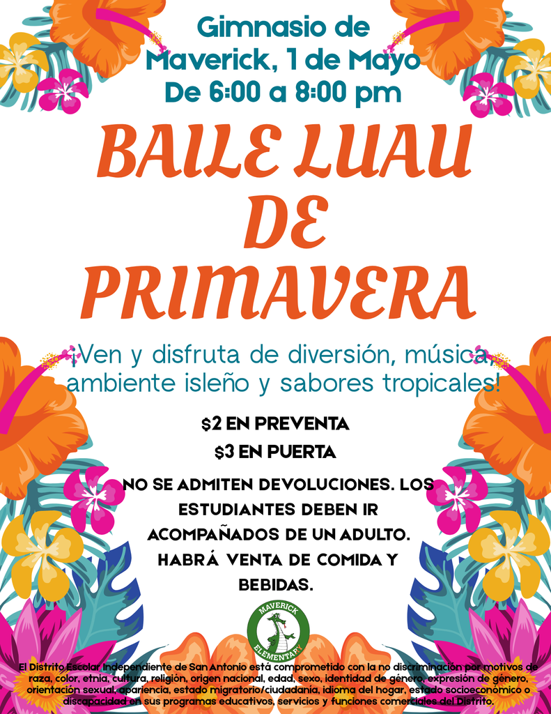 Luau Spring Dance Spanish