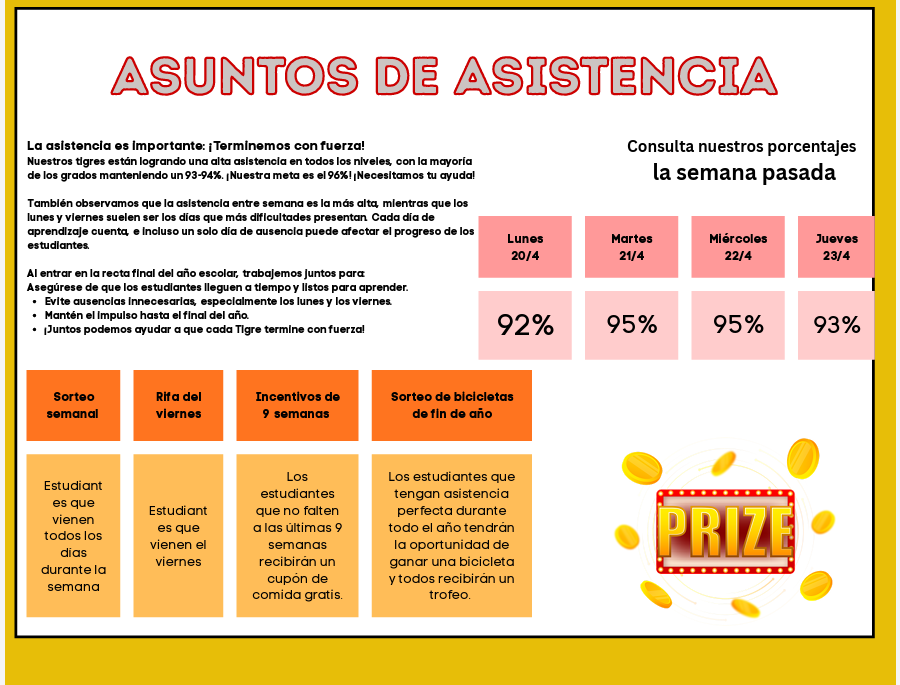 Attendance Flyer