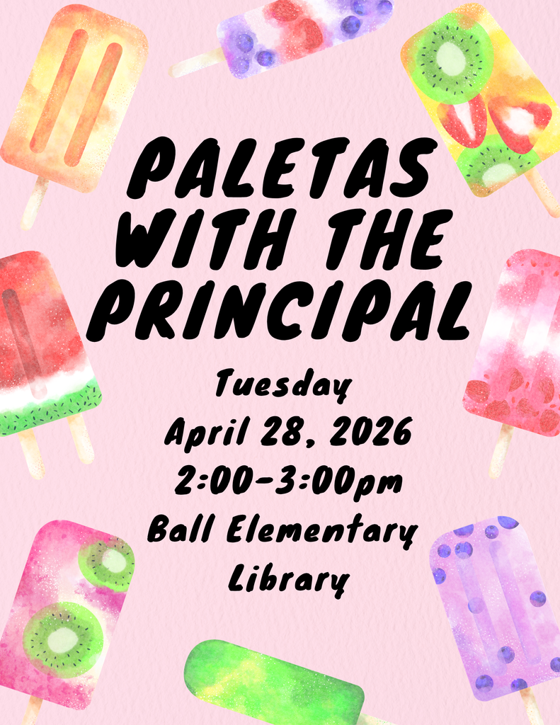 paletas with the principal
