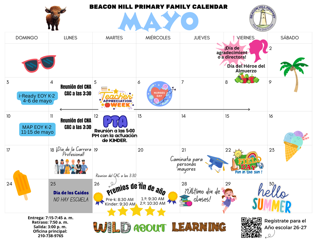 May Calendar