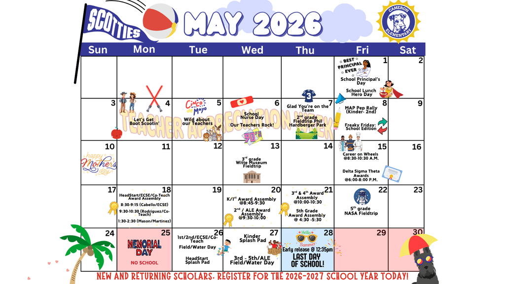 May Calendar