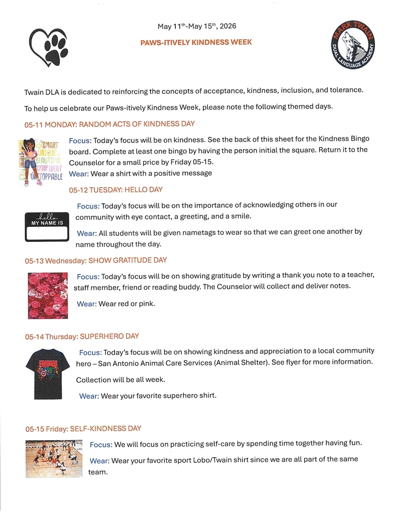 Kindness week