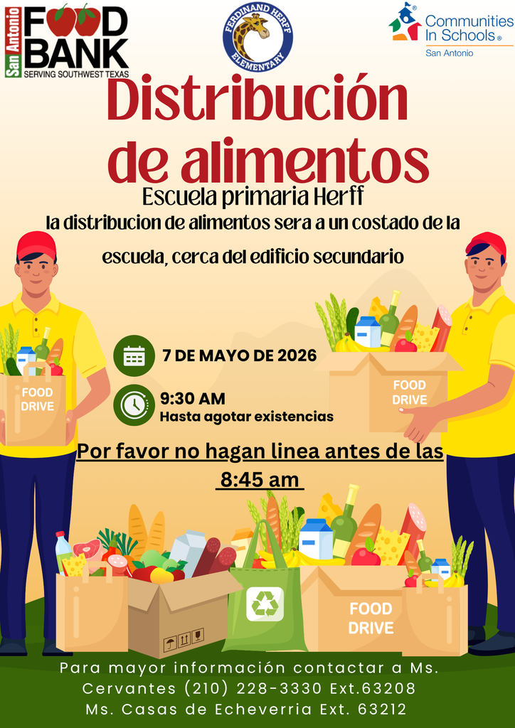 Food Distribution flyer