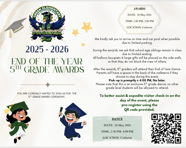 5th Grade Awards
