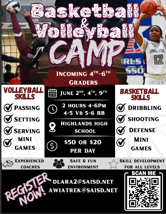 Basketball and Volleyball
