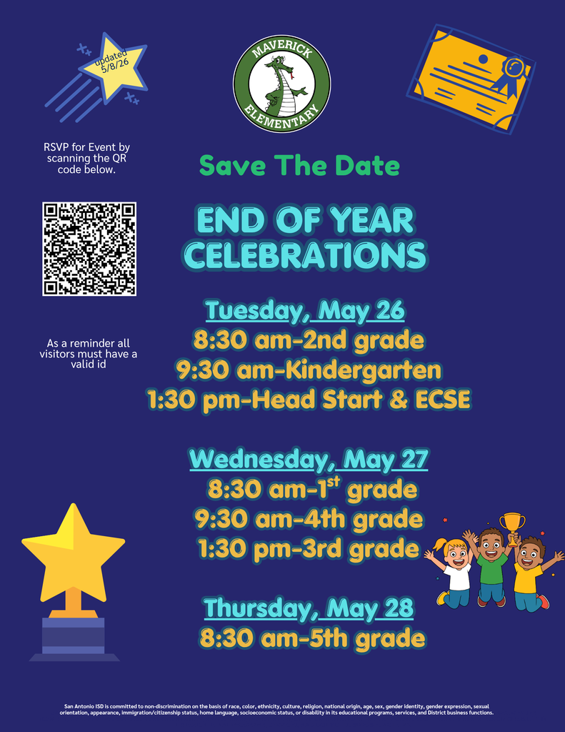 End of Year Celebrations Flyer