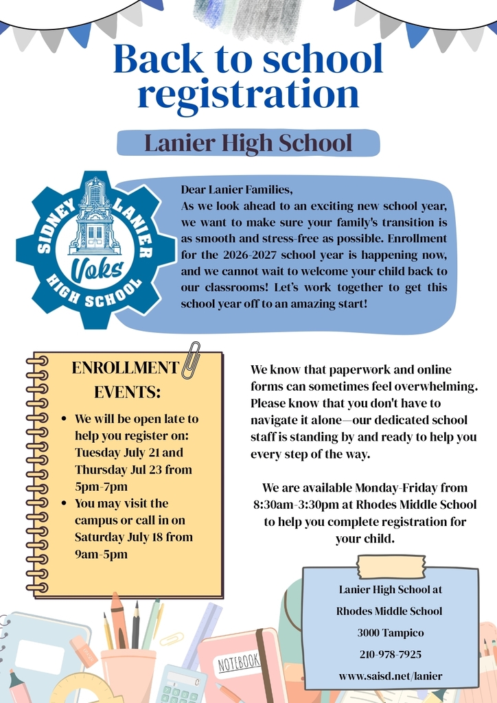 Back to School Registration