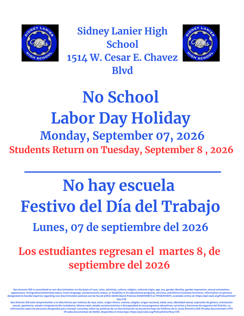 Labor Day Holiday
