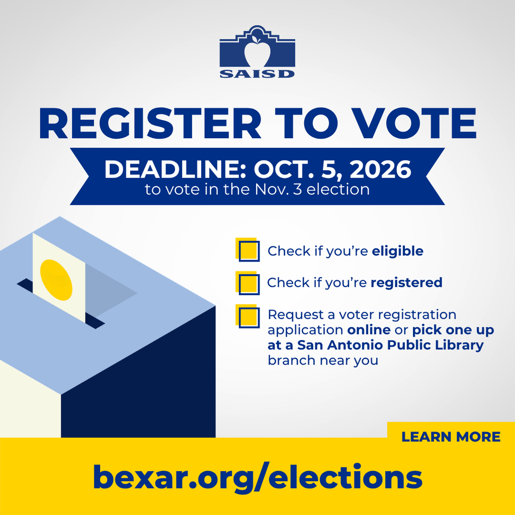 Register to vote in the Nov. 3 election