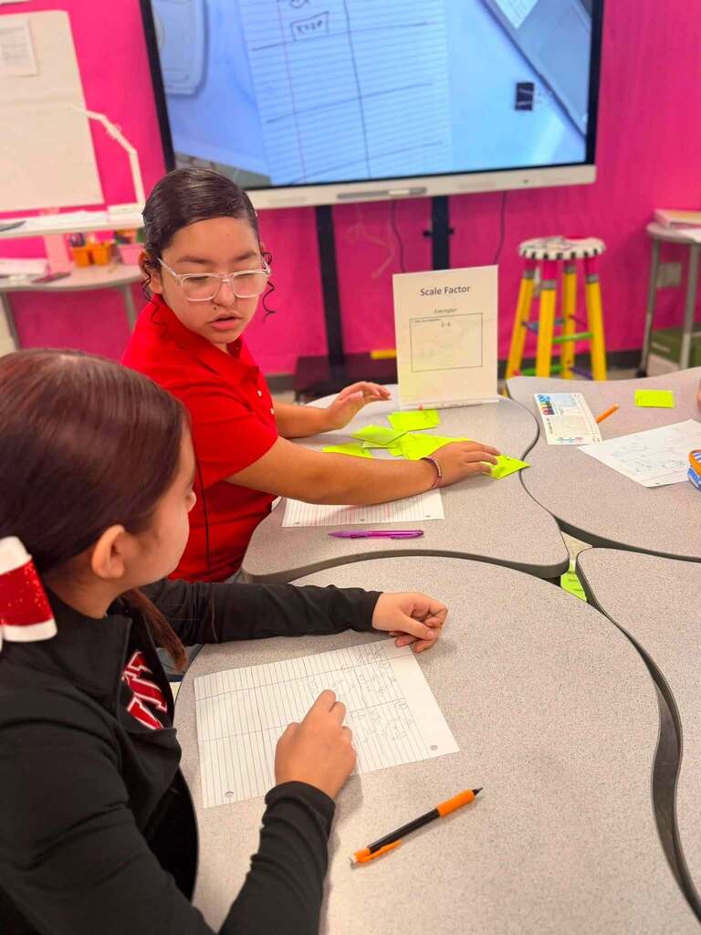 kids learning about scale factor