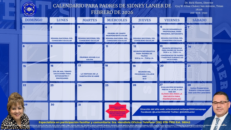 February Calendar SP