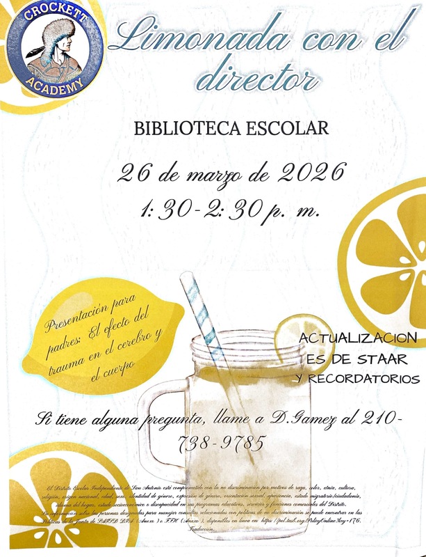 Lemonade with the principal