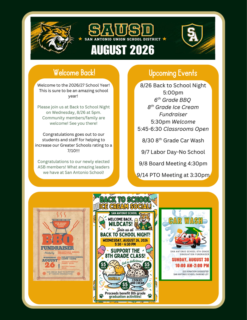 August Parent Flyer