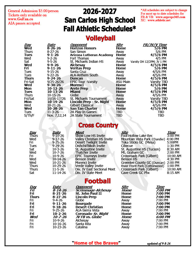 Fall athletic