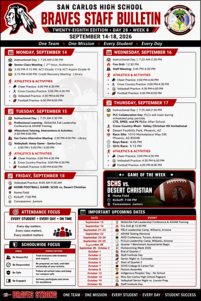 Week 8 bulletin