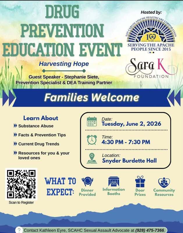 Drug prevention event flier