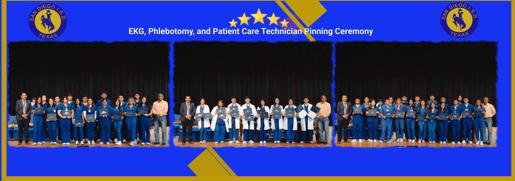 EKG, Phlebotomy, and patient care ceremony