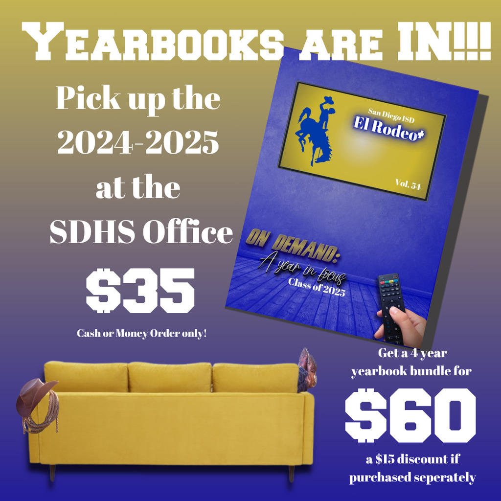 2024-2025 Yearbook announcement