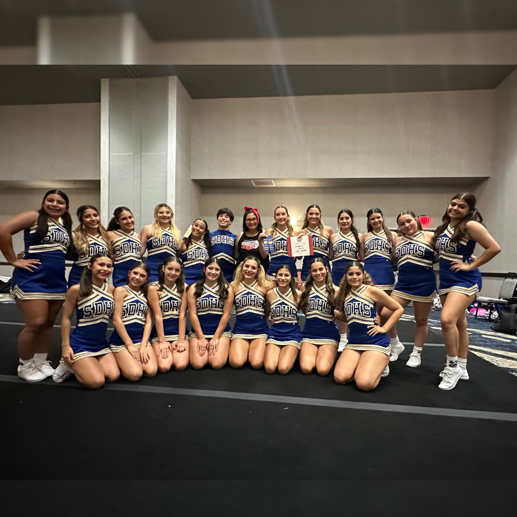 SDHS Varsity & JV Cheer at NCA Camp
