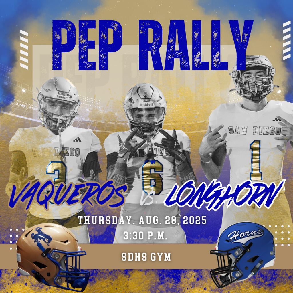 pep Rally flyer