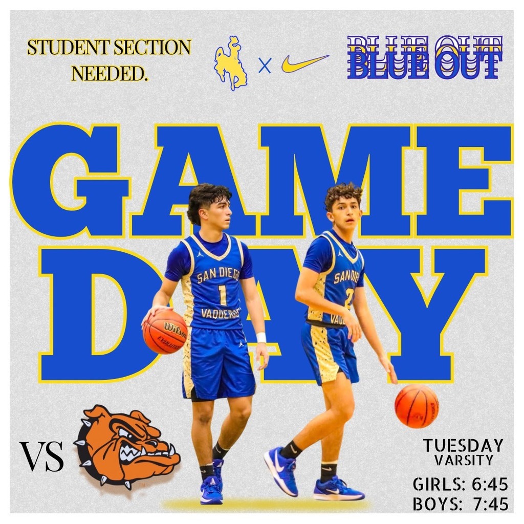 Vaqueros game day announcement