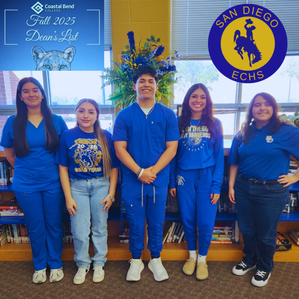 SDECHS CBC Dean’s list Fall 2025