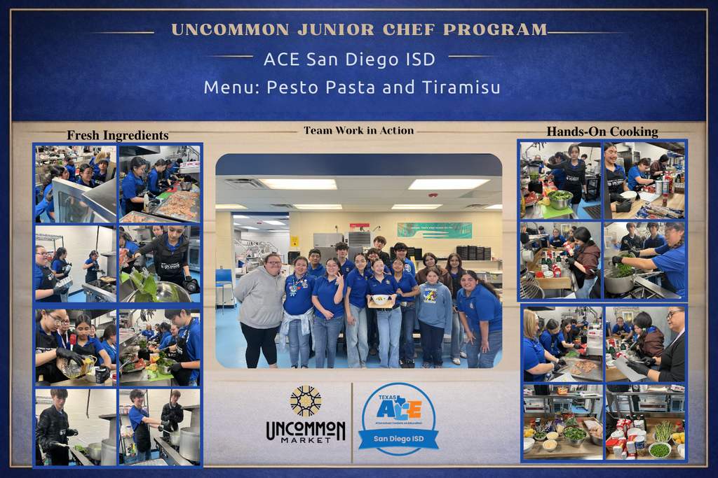 Last week on Monday, our ACE high school and junior high students traveled to Italy through flavor! 🍝🍰  Students put their own creative spin on a classic pesto pasta dish and prepared tiramisu for dessert while showcasing teamwork, creativity, and collaboration in the kitchen. We are proud of our students for exploring international cuisine! 🌎👩‍🍳👨‍🍳