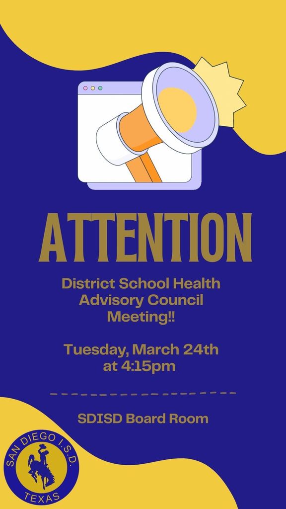 SHAC Meeting Announcement