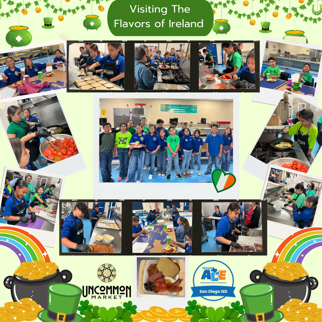 the uncommon junior chef students created an Irish breakfast 