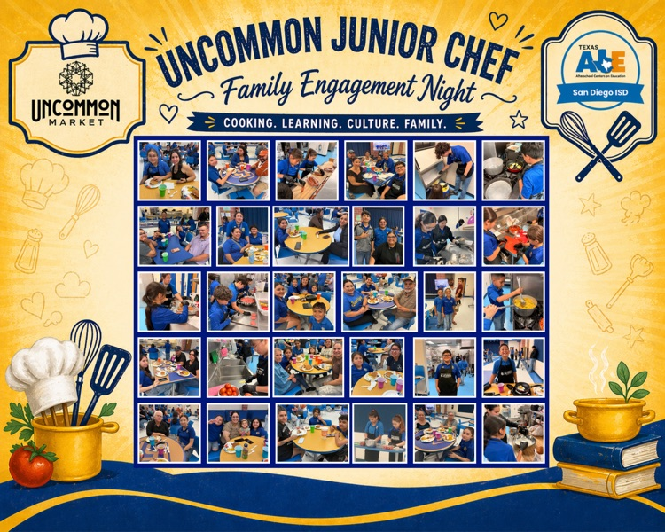 uncommon Junior chef family engagement night