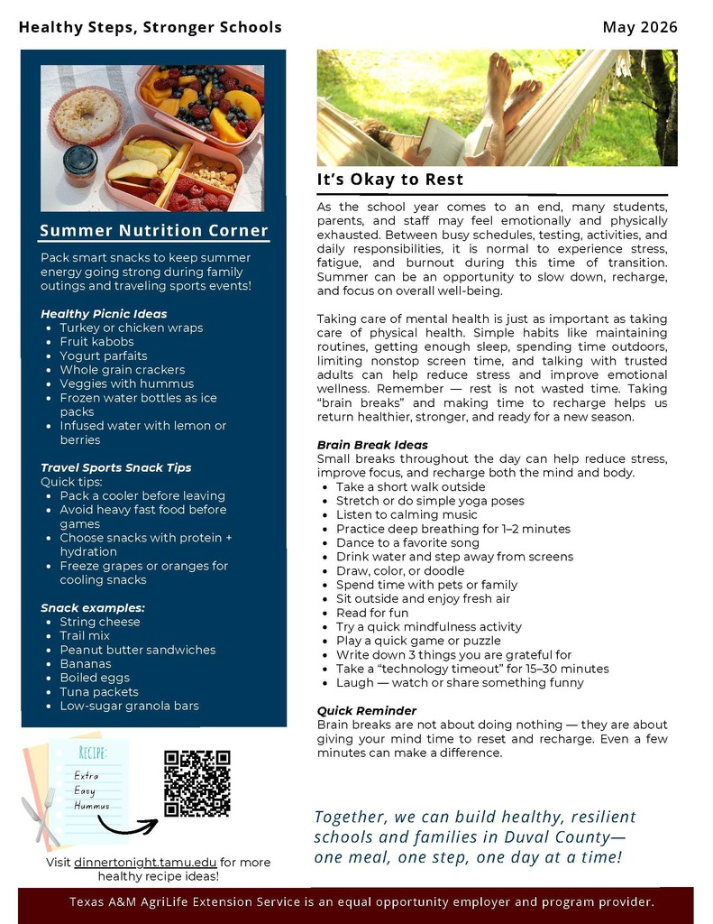 Page 2 of Shac Extension Newsletter