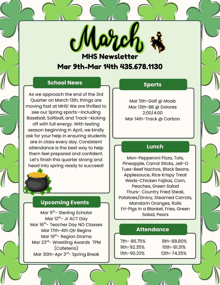 MHS Weekly Newsletter