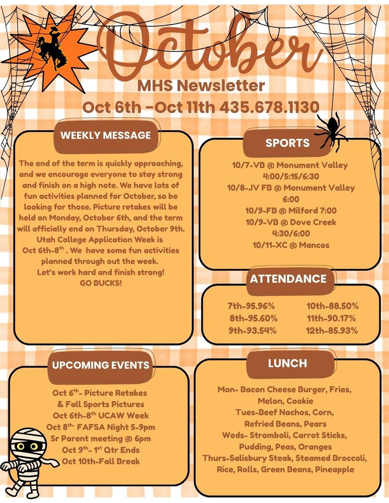 MHS Weekly Newsletter