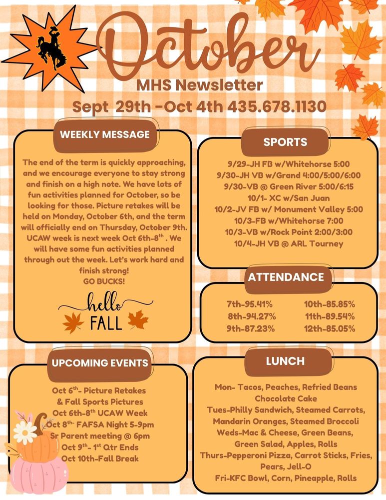 MHS Weekly Newsletter