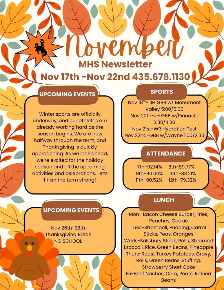 MHS Weekly Newsletter