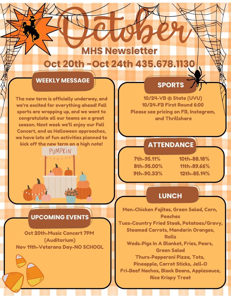 MHS Weekly Newsletter