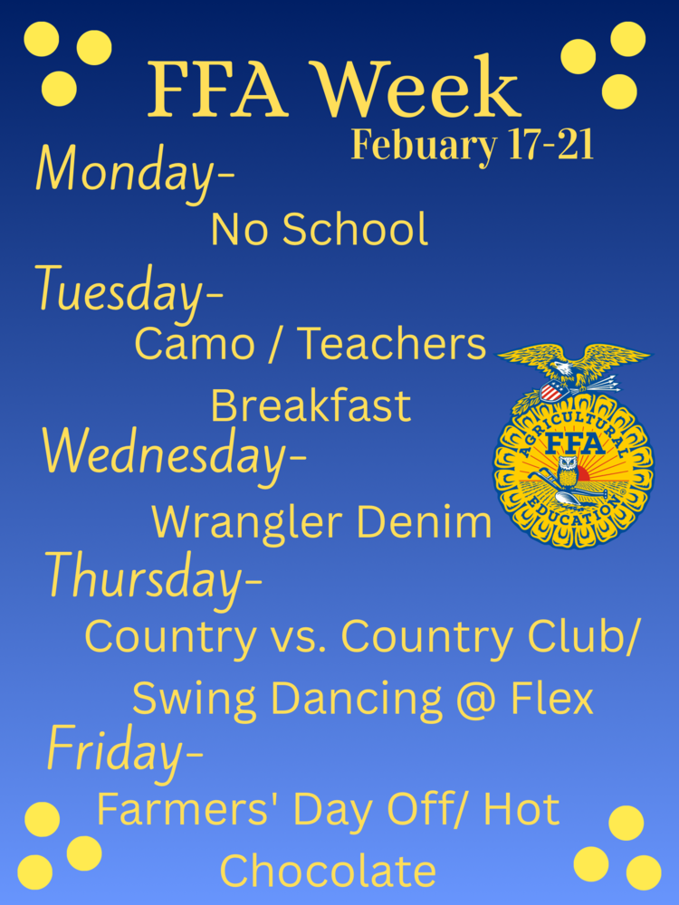 FFA Week Feb 17th-21st