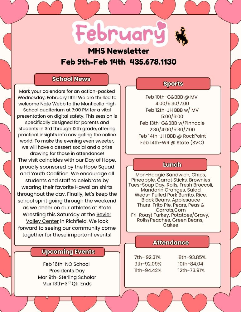 MHS Weekly Newsletter