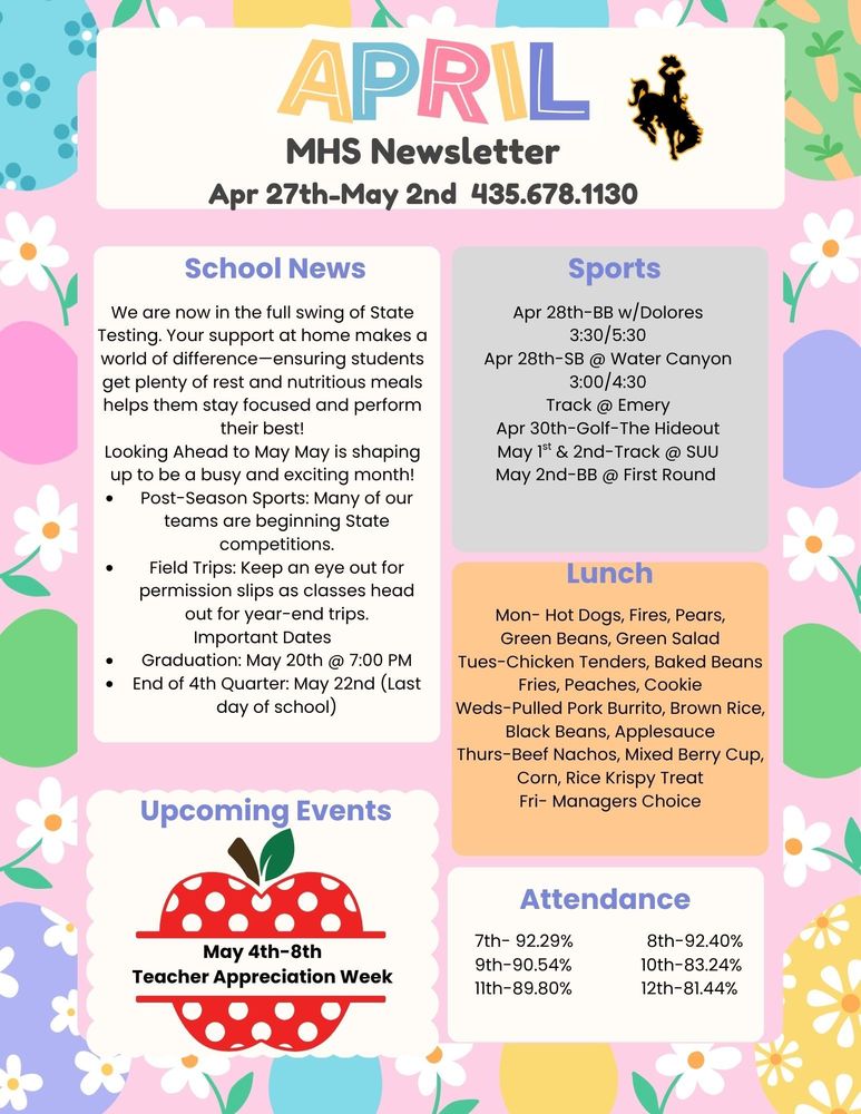 MHS Weekly Newsletter