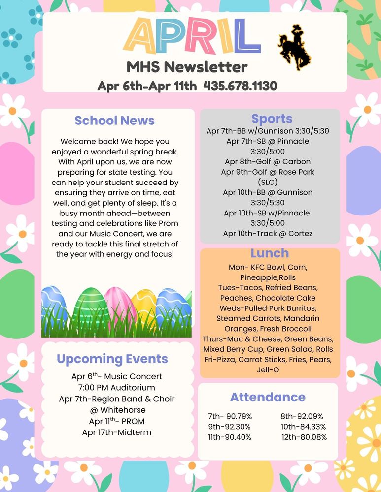 MHS Weekly Newsletter