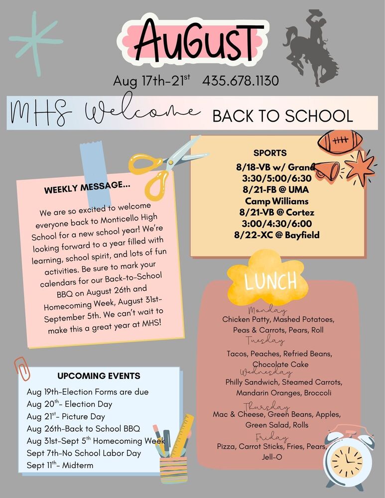 MHS Weekly Newsletter
