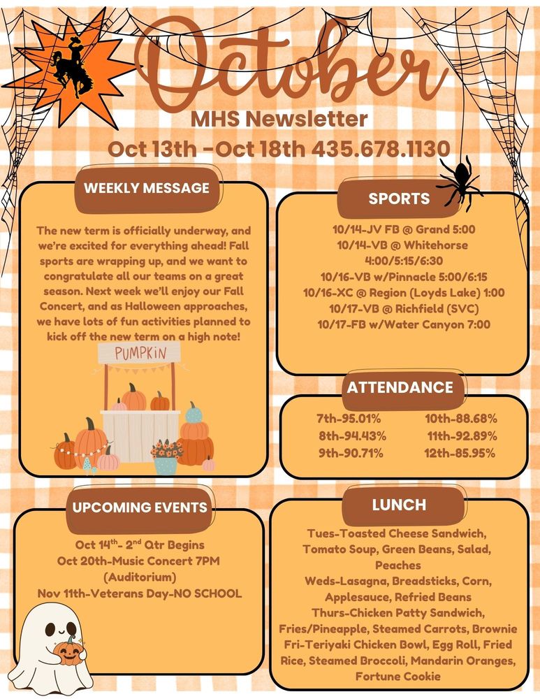 MHS Weekly Newsletter