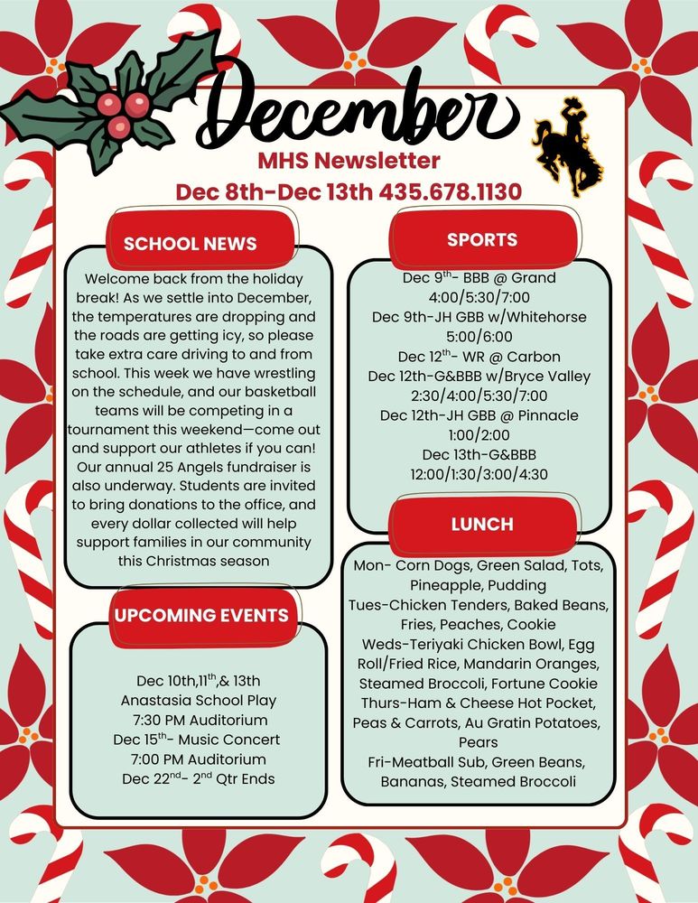 MHS Weekly Newsletter