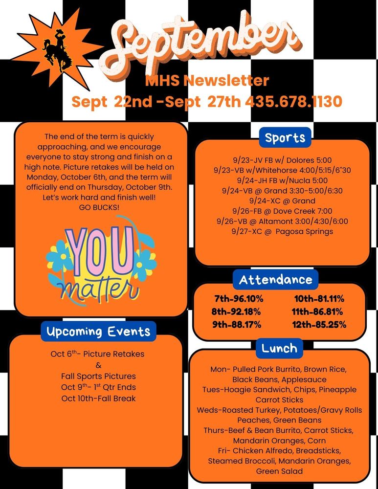 MHS Weekly Newsletter