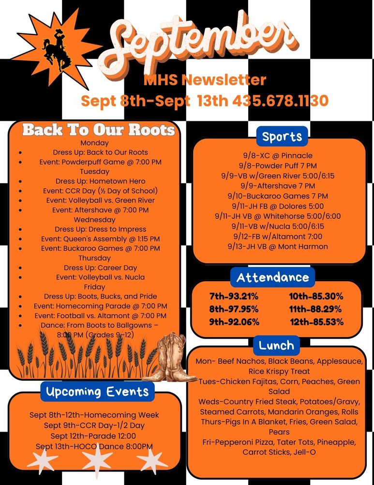 MHS Weekly Newsletter