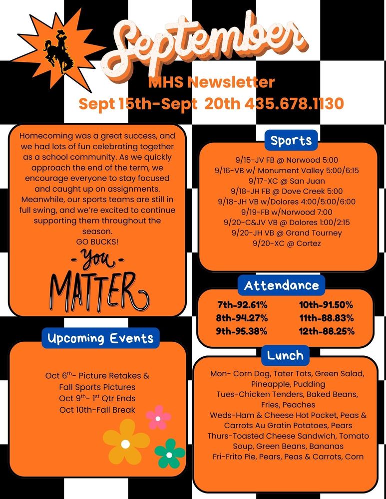 MHS Weekly Newsletter