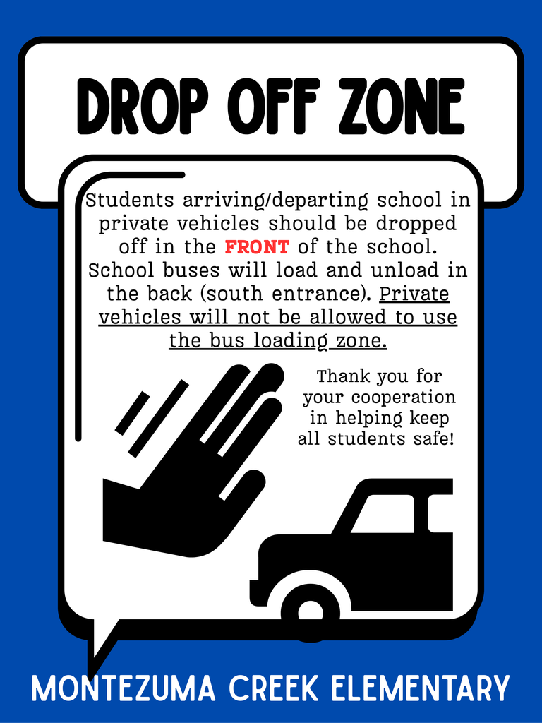 Drop Off  Zone