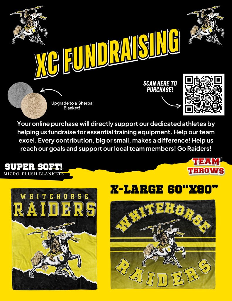 It is time to get your Raider Gear and every purchase directly supports our Cross Country athletes.