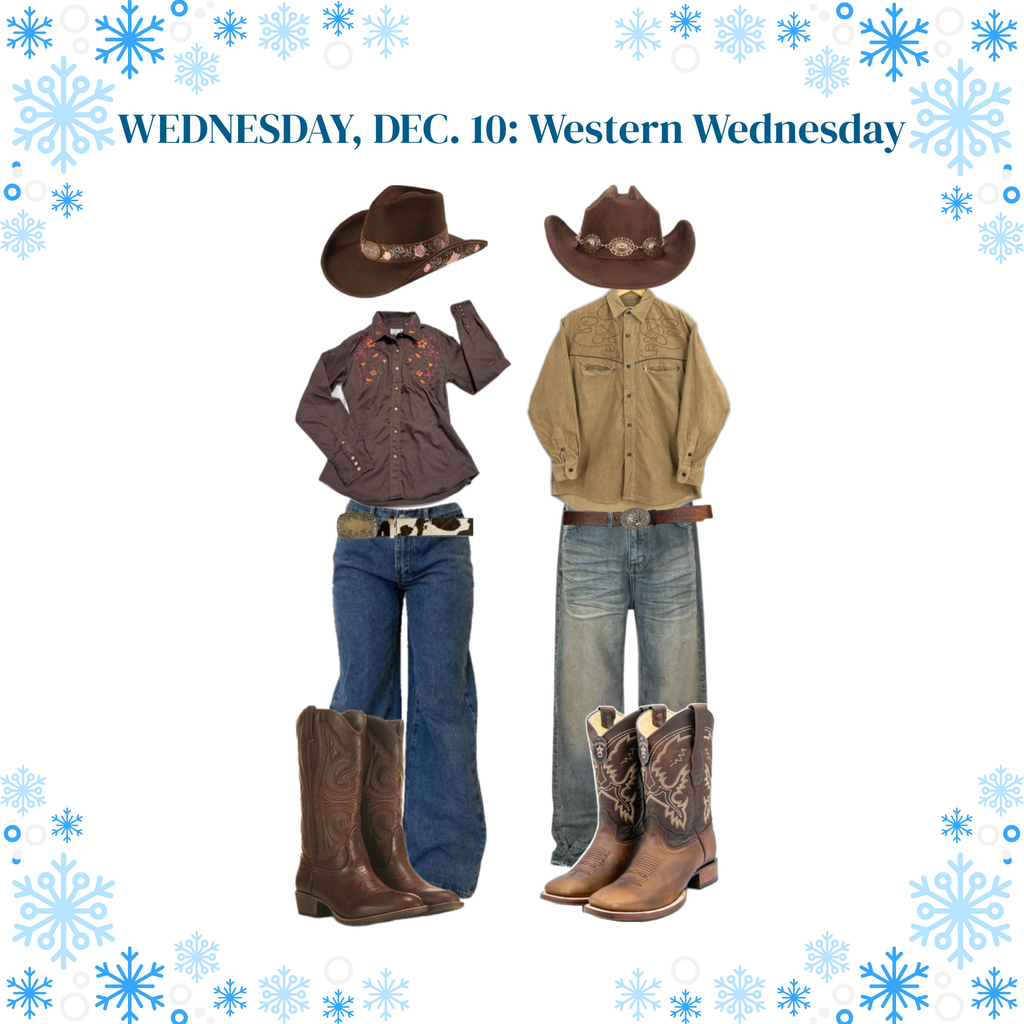 Wednesday, December 10, is Western Wednesday
